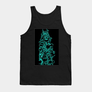 Hands... : Cyan Tank Top